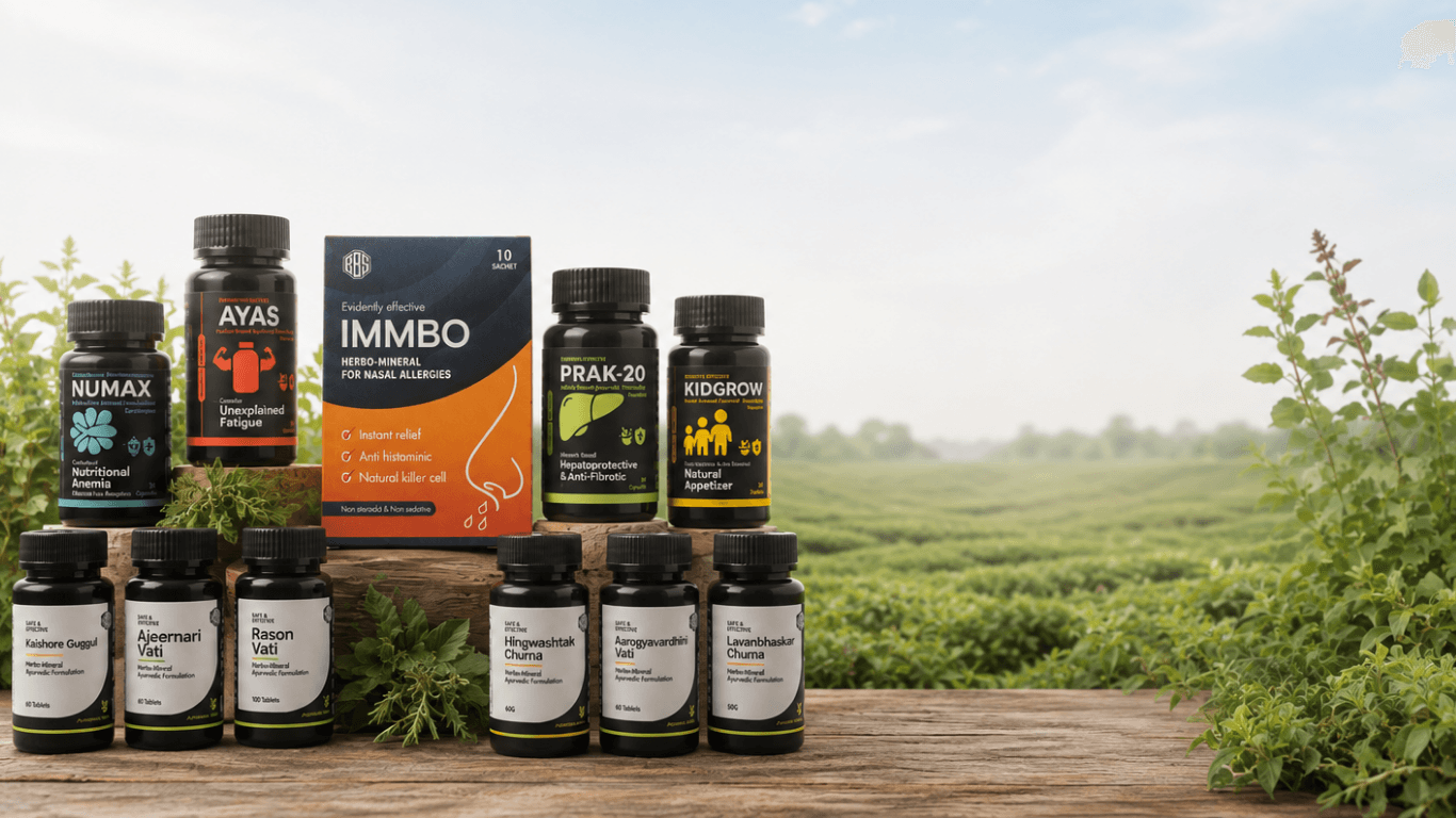 The bbsayurx range of Ayurvedic formulations
